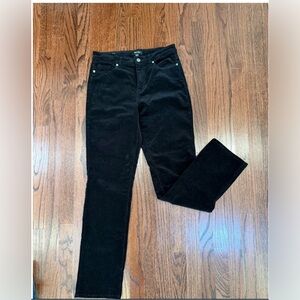 Well Worn Corduroy Black Straight Leg Pants in a fantastic condition. Very warm.